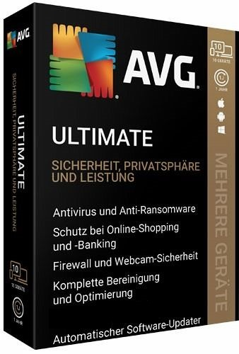 AVG Ultimate 2025 | für Windows / Mac / Mobilgeräte